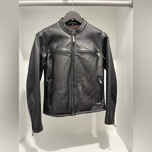 Harley Davidson black leather riding jacket women’s size extra small - Picture 1 of 14